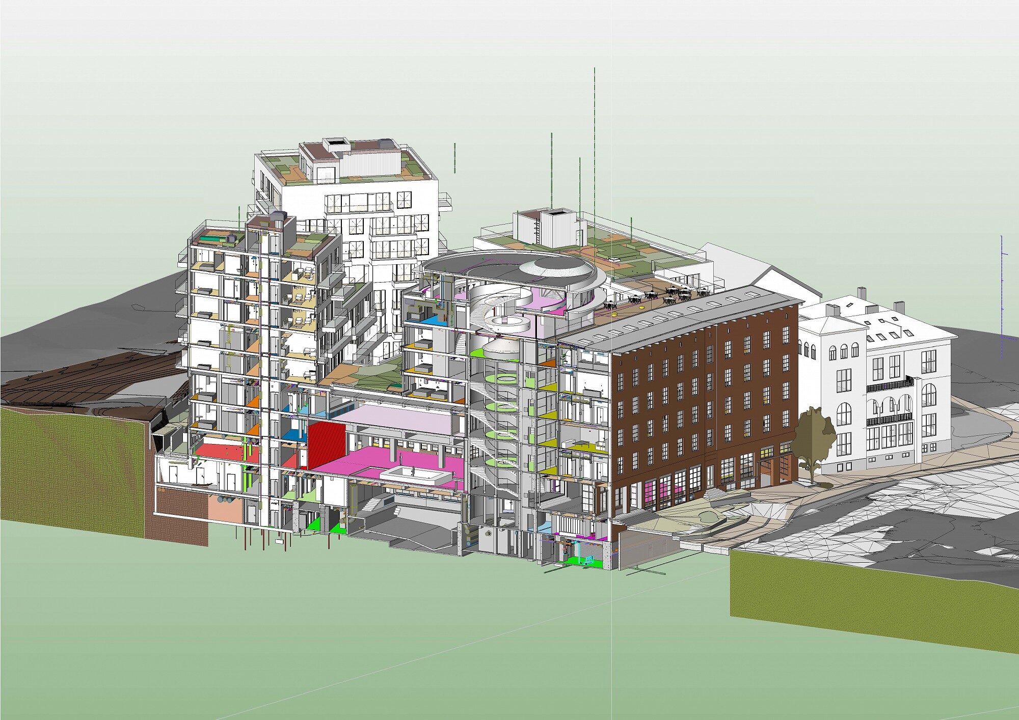 Prosjekteringstegninger av Sommerro.