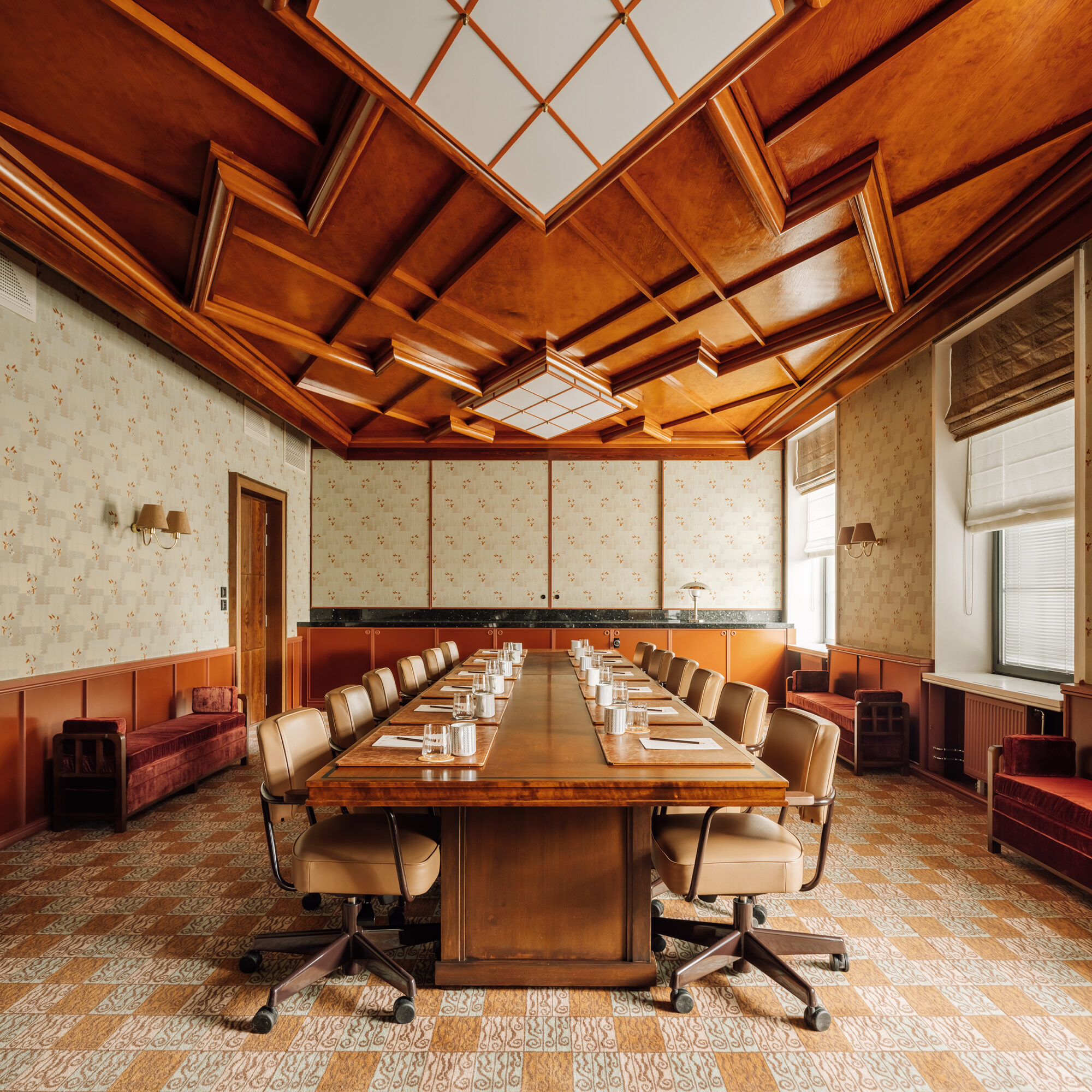 Vernet interiør på Direktørkontoret . Foto: Fransisco Nogueira