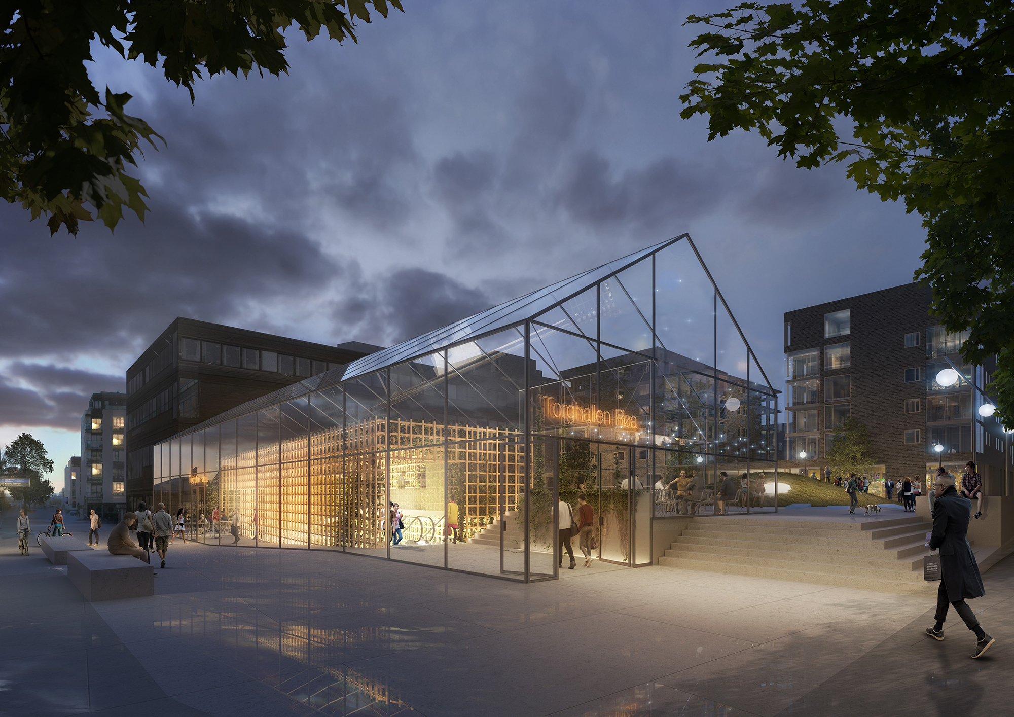 LPO Arkitekter | Røa have og Røa torg